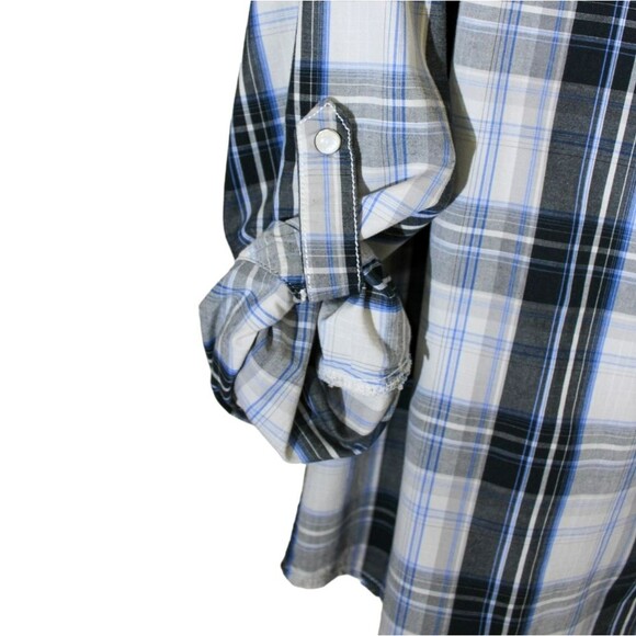 Supply Company Plaid Button Down 100% Cotton Shirt Men's Size Medium - Picture 6 of 7